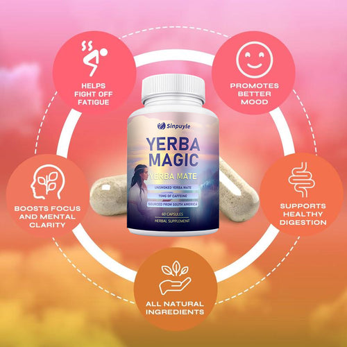 Yerba Magic Yerba Mate Pure Clean Energy 60 Capsules
