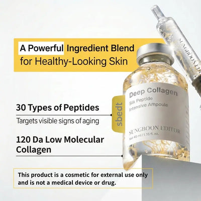 [Sungboon] Silk Lifting Peptide Ampoule | Wrinkle Care | Face-Lift at Home serum with Peptides & Deep Collagen | Plumping, Smooth, Anti aging Korean Skincare mothers day gift ideas (30ml) — image 4