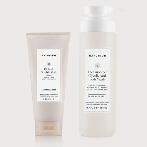 Exfoliating Body Bundle: KP Scrub & Glycolic Wash